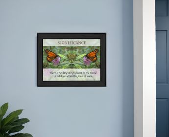 Significance Print Wall Art (Framed: Black, Style: 1)