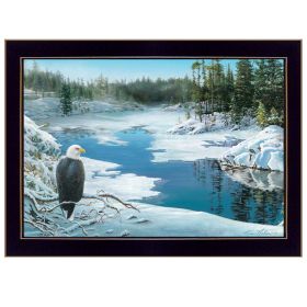 The Lookout Print Wall Art (Framed: Black, Style: 1)