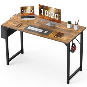 Modern Minimalist Style Computer Desk For Home Office (Option: 55Inches Rustic)