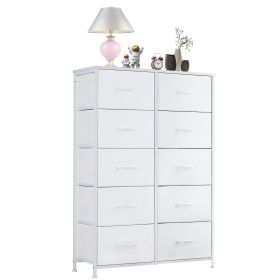 Tall Dressing Table Cloth Storage Tower (Option: White10BC)