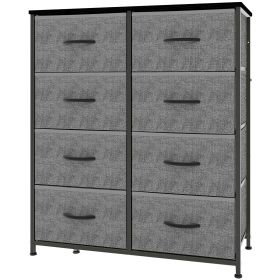 Tall Dressing Table Cloth Storage Tower (Option: Gray8BC)