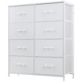 Tall Dressing Table Cloth Storage Tower (Option: White8BC)