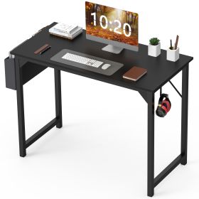 Modern Minimalist Style Computer Desk For Home Office (Option: 40Inches Black)