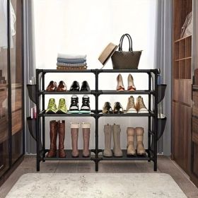 5-tier Freestanding Shoe Rack-No Delivery On Weekends-Prohibited Sales On The Temu, Walmart Platforms (Color: Black)