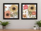 Set Of Two Earth to Petals Framed Print Wall Art