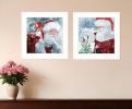 Set Of Two Santas Blessings Print Wall Art