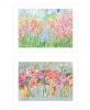 Set Of Two Garden Flowers II Print Wall Art