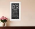 Recipe for a Happy Home Print Wall Art