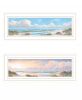 Set Of Two Nautical Boat Print Wall Art