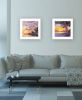 Set Of Two Carmel Beach and Lighthouse Print Wall Art