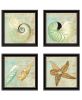 Set Of Four Ocean Print Wall Art