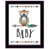 Owl Baby Print Wall Art