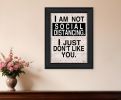 Social Distancing Print Wall Art