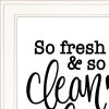 So Clean Clean Print Bathroom Wall Art