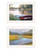 Set Of Two Serene Water Print Wall Art