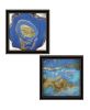 Set Of Two Perisse Cobalt Print Wall Art