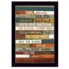 Our Family Rules Print Wall Art