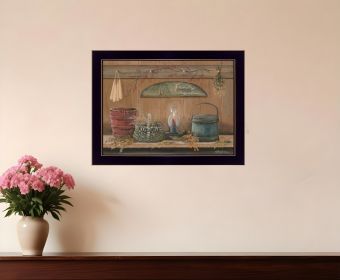 Treasures on the Shelf  Print Wall Art (Framed: Black, Style: 1)