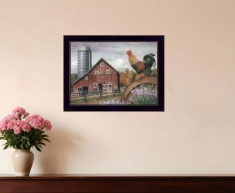 Good Morning Vermont Print Wall Art (Framed: Black, Style: 1)