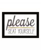 Please Seat Yourself Print Wall Art